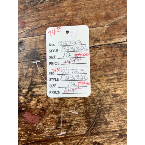 TRU LUXE leopard print hi waist straight jean in brown animal print NWT size 12 - Picture 9 of 11